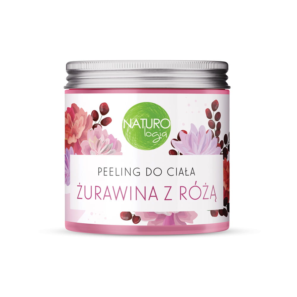 Peeling do ciała Żurawina z Różą
